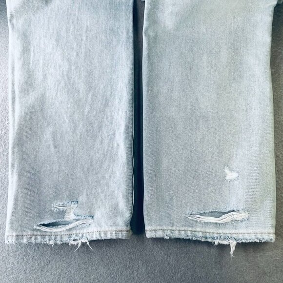 Lovers And Friends Reece High Rise Rigid Slim Straight Jean Size 31 Button Fly - Picture 13 of 13